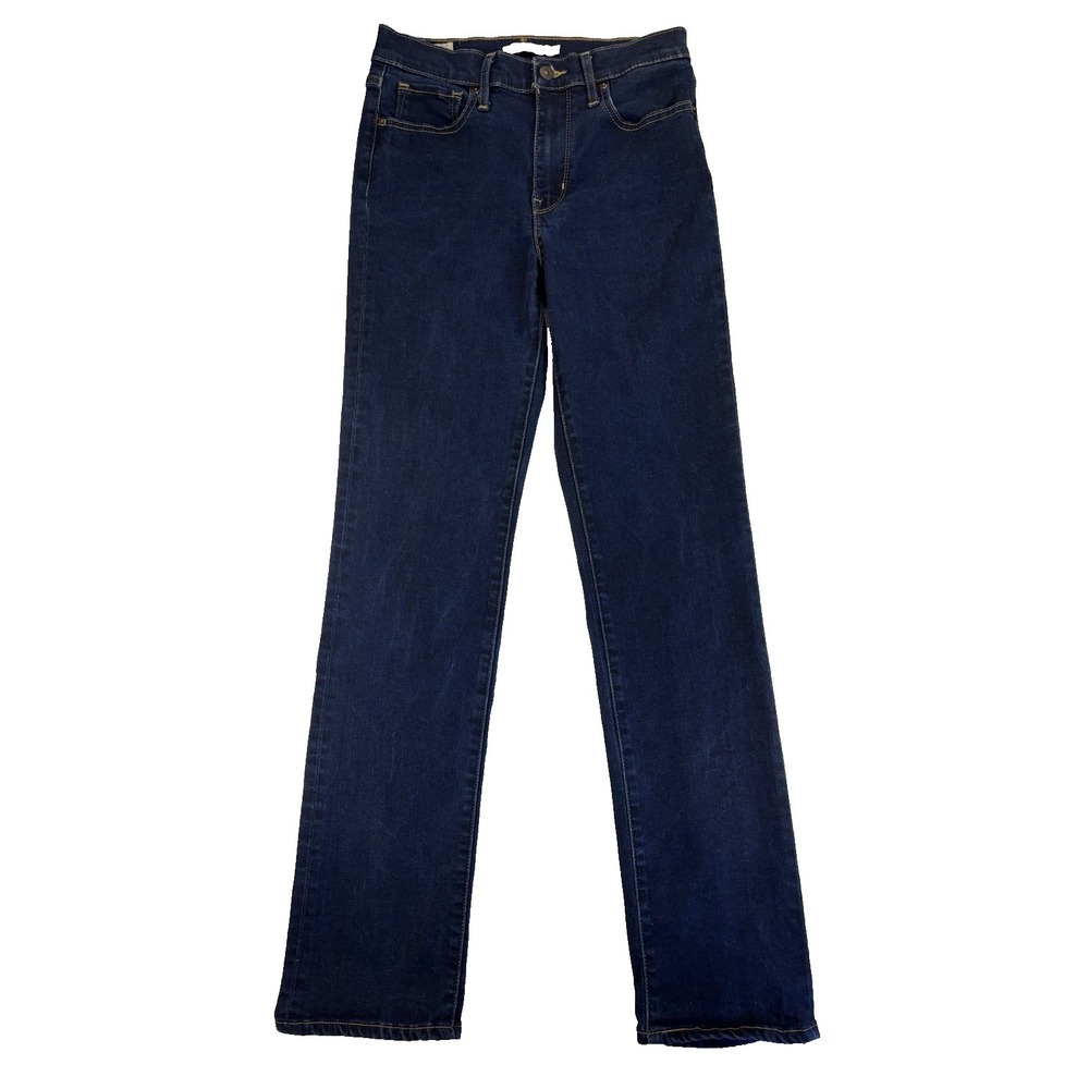 Levi's 724 Women's 29 High Rise Straight Jeans Dark Wash Jeans Classic Everyday
